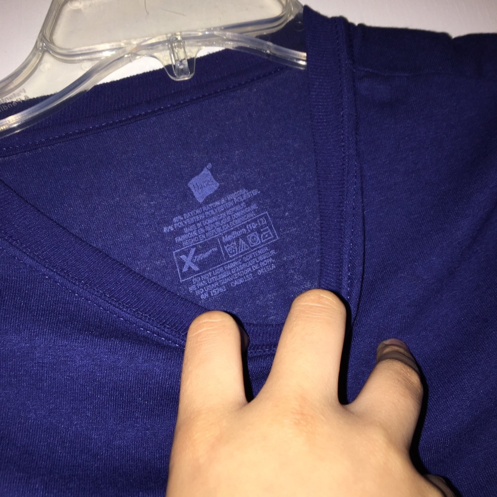 Plain blue t shirt